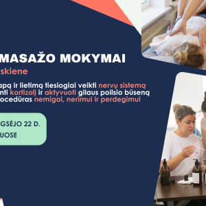 Aromaterapinio masažo mokymai