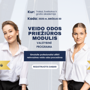Veido odos priežiūros modulis | Birželis 2026
